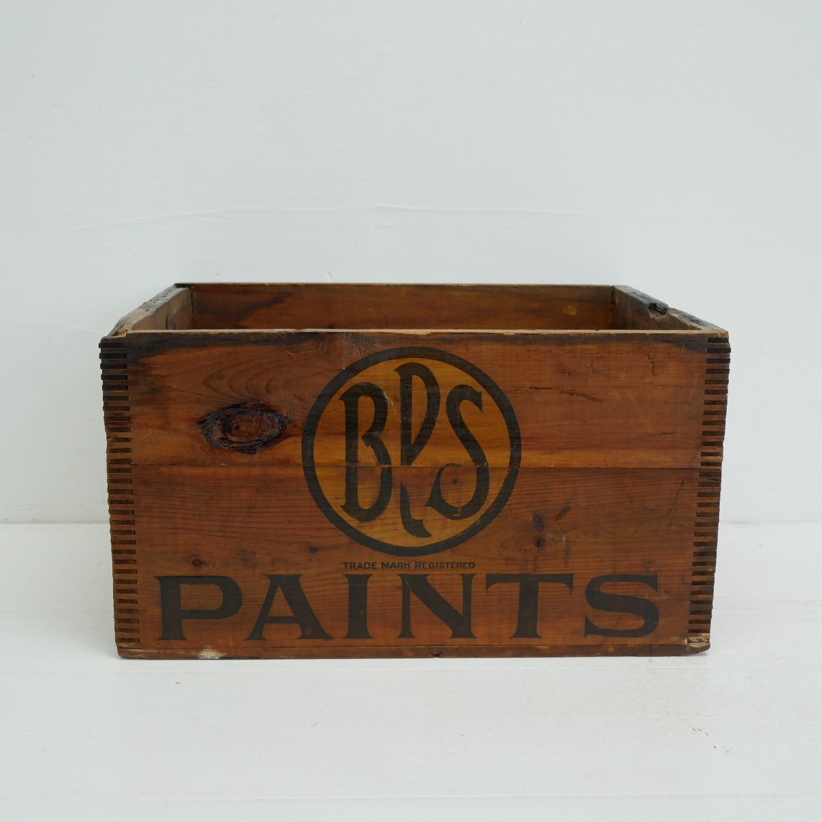 30s PAINTS ヴィンテージ 木箱 / アメリカ 涂料 ペイント 運(yùn)送用 WOOD BOX 店舗什器 ディスプレイ小物 #702-30-179-265