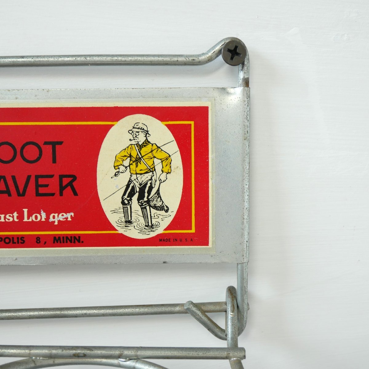 60s ヴィンテージ Van's BOOT SAVER ワイヤーラック / アメリカ ブーツサーバー 店舗什器 ディスプレイ #606-10-100-118