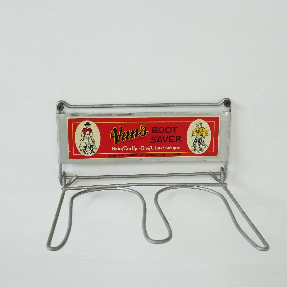 60s ヴィンテージ Van's BOOT SAVER ワイヤーラック / アメリカ ブーツサーバー 店舗什器 ディスプレイ #606-10-100-118