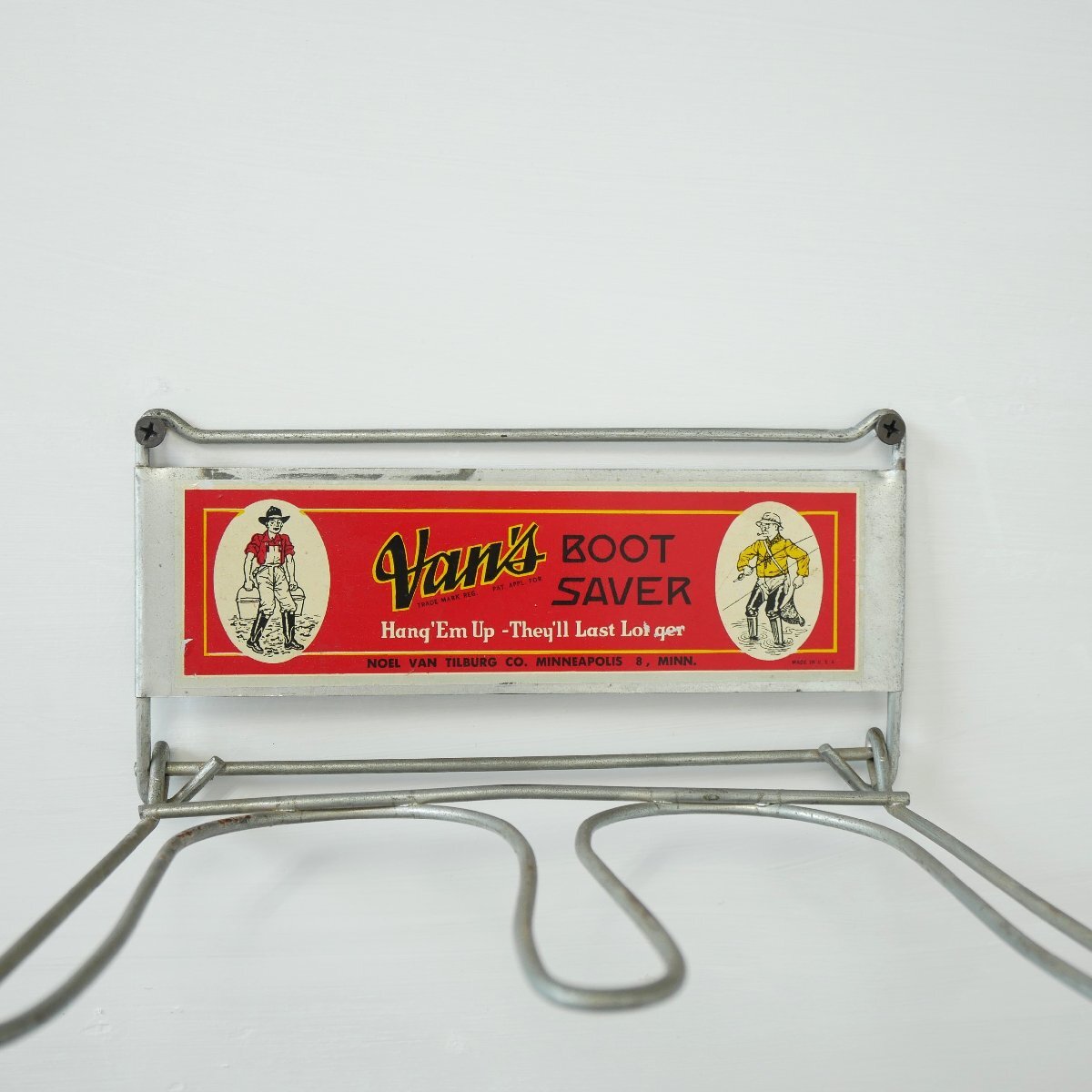 60s ヴィンテージ Van's BOOT SAVER ワイヤーラック / アメリカ ブーツサーバー 店舗什器 ディスプレイ #606-10-100-118