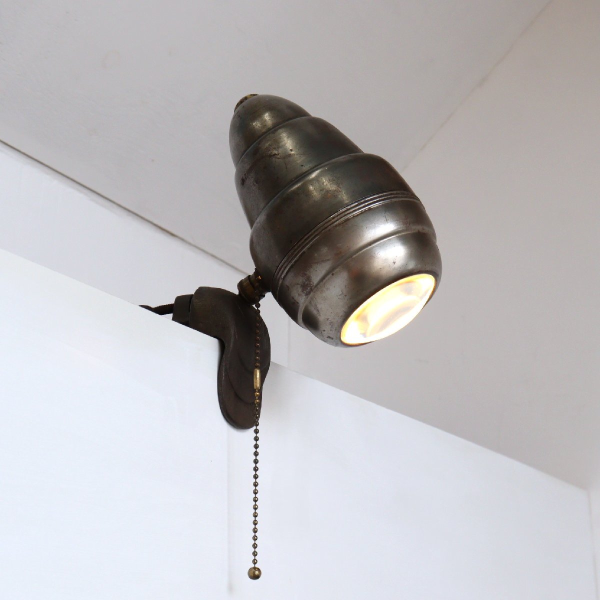 肥後金工 鉄地雪華唐草文縁頭 無銘 金銀布目象嵌 肥後象嵌