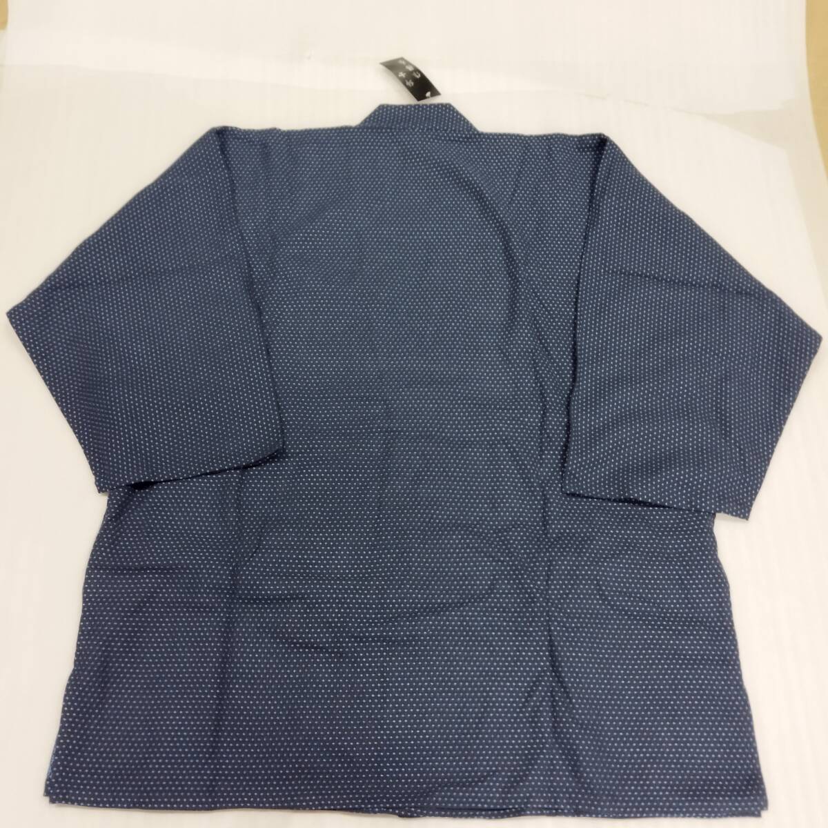 【s19592】新品 特選 高級刺子織男性用作務(wù)衣 Lサイズ
