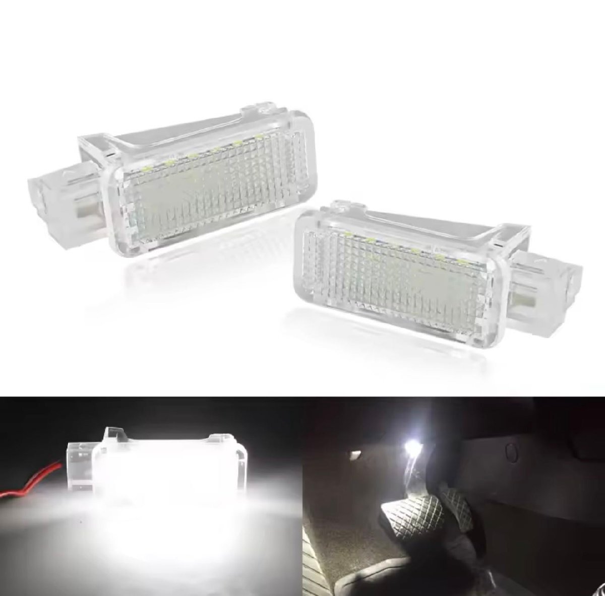 激白光 ! 交換式 ! LED グローブボックス ルームランプ ポルシェ 911 997 カレラ S 4 4S タルガ ターボ ターボS GT2 GT3 カブリオレ RS_画像1