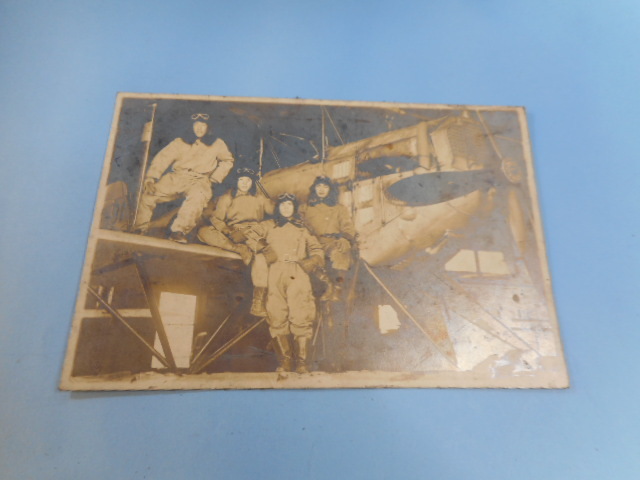 送料込み　軍艦　空母　航空隊(duì) 戦闘機(jī)　搭乗員　古寫真　ミリタリー　50枚以上　大尉襟章付き　