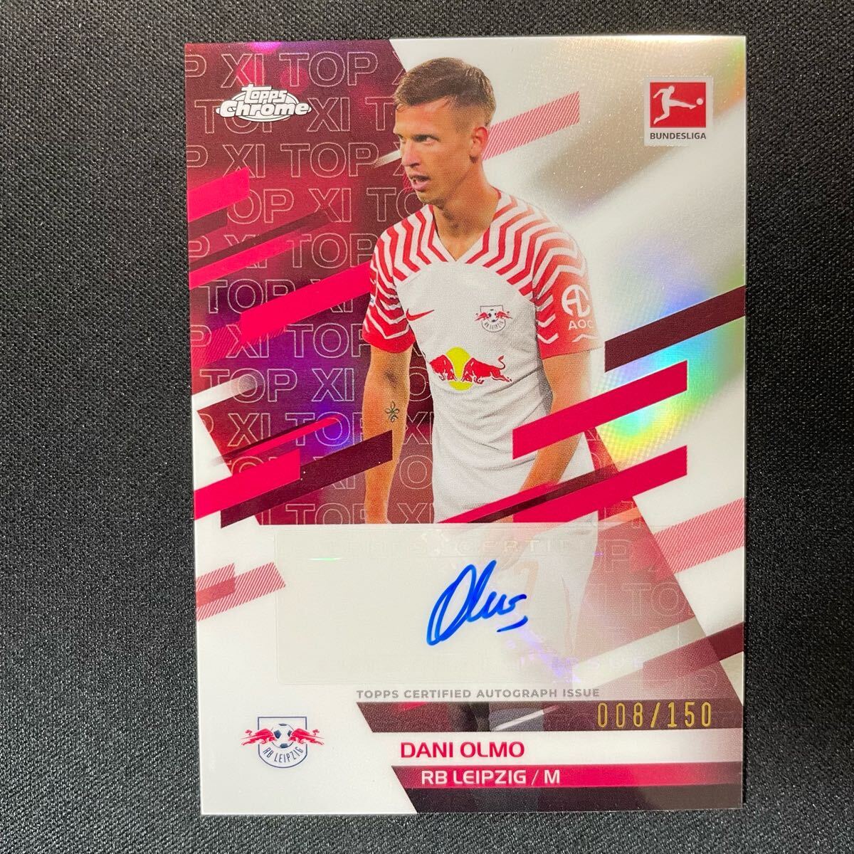2023-24 Topps Chrome Bundesliga Top Xi Dani Olmo Auto RB