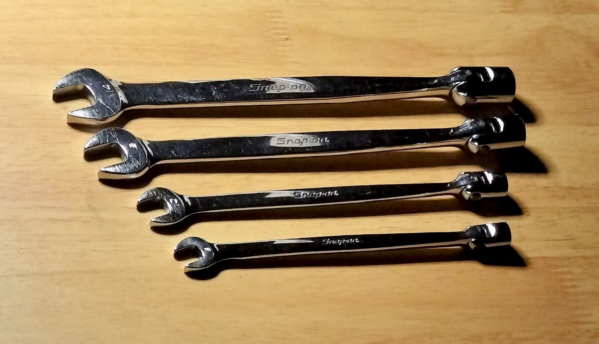 Snap-on スナップオン コンビネーションフレックスレンチ４本セット FHOM USA 中古