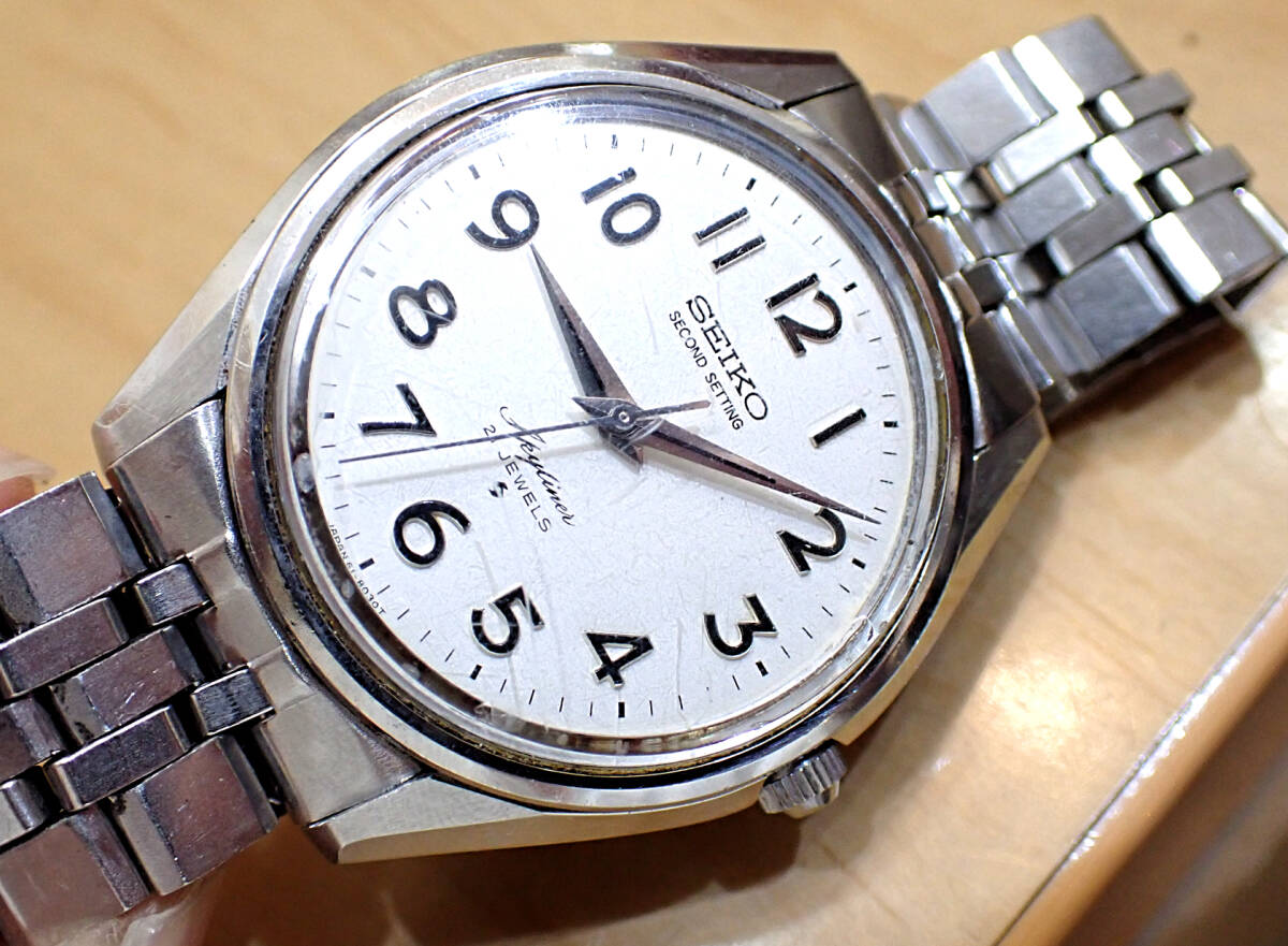 激レア SEIKO/セイコー スカイライナー セコンドセッティング ◆ 6100-8000 手巻き メンズ腕時計