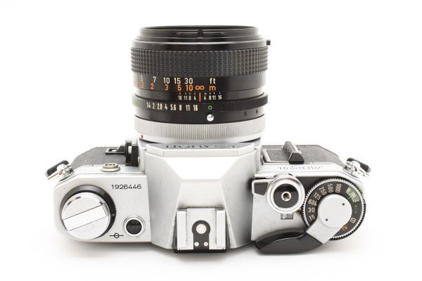 【返品保証】★実用品★ Canon AE-1 + CANON LENS FD 50mm F1.4 S.S.C. キヤノン #07250607