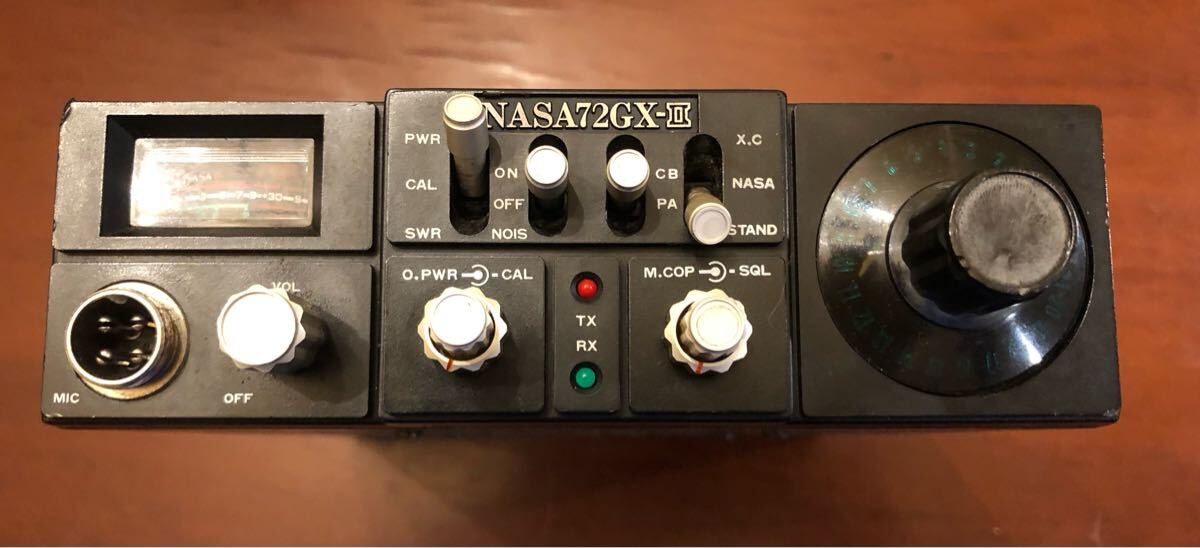 NASA純正マイク/nasa72gx-Ⅱ/NASA無線/cb無線 NASA。CB無線。黒