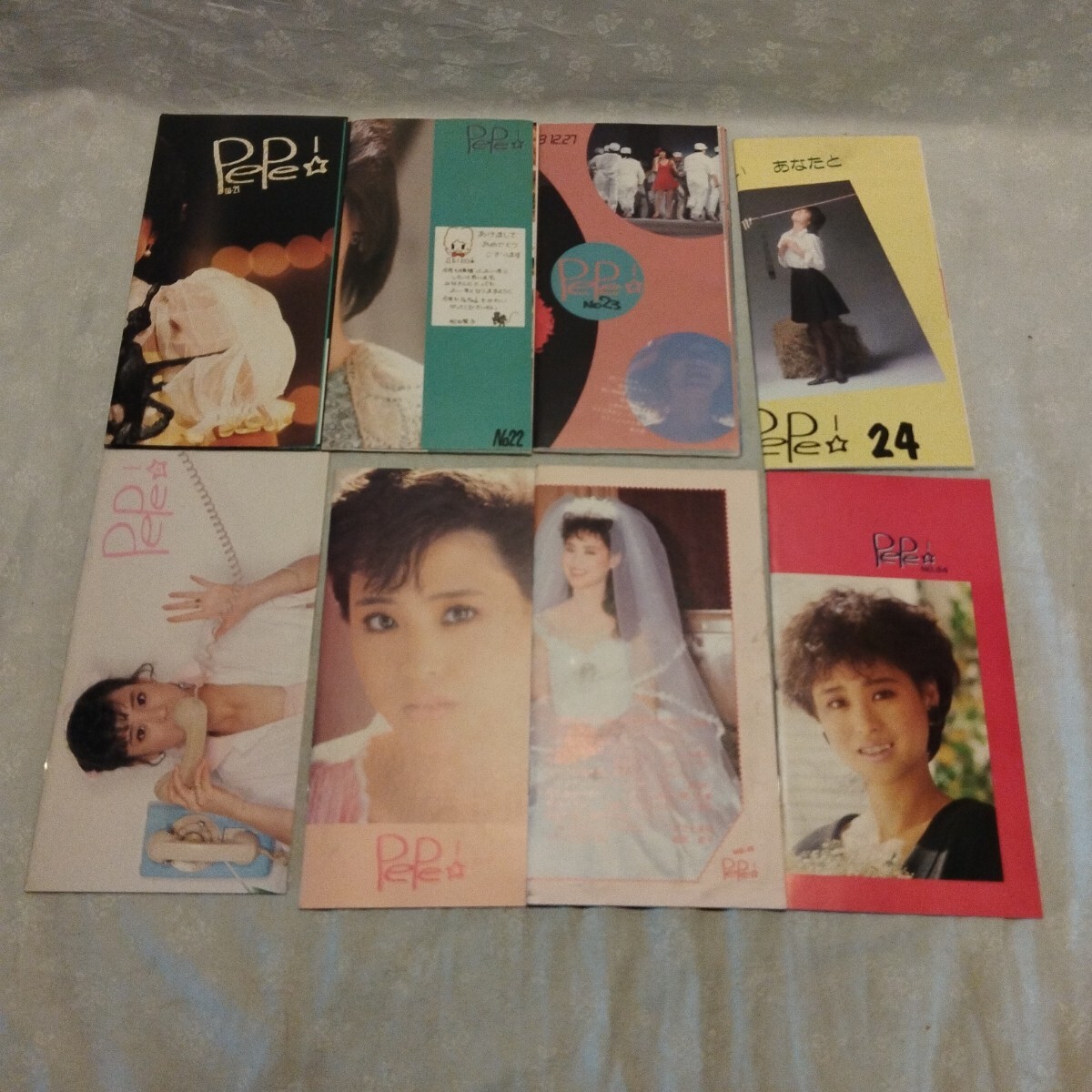 松田圣子 ファンクラブ會報 PePe/ペペ 2-26號 32,34號 まとめて　28冊セット 80年代 昭和アイドル 當(dāng)時物 FC會報 后援會會報