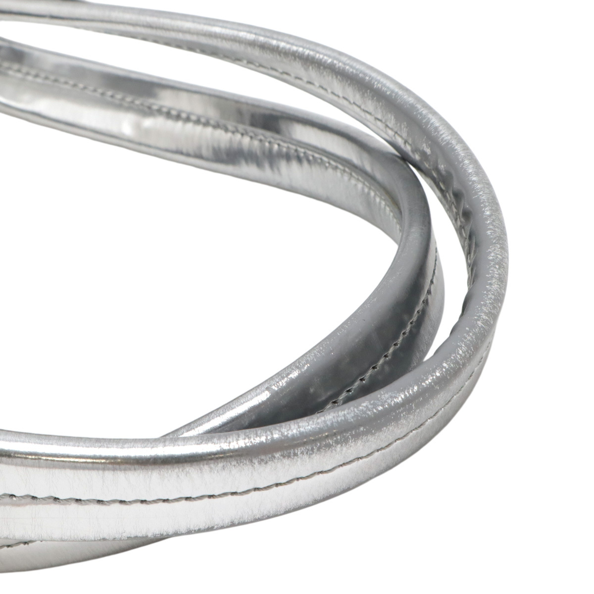 BURBERRY バーバリー ビートチェック チェック柄 トートバッグ 2WAY ショルダーバッグ ナイロン パテントレザー グレー ブラック シルバー_画像5