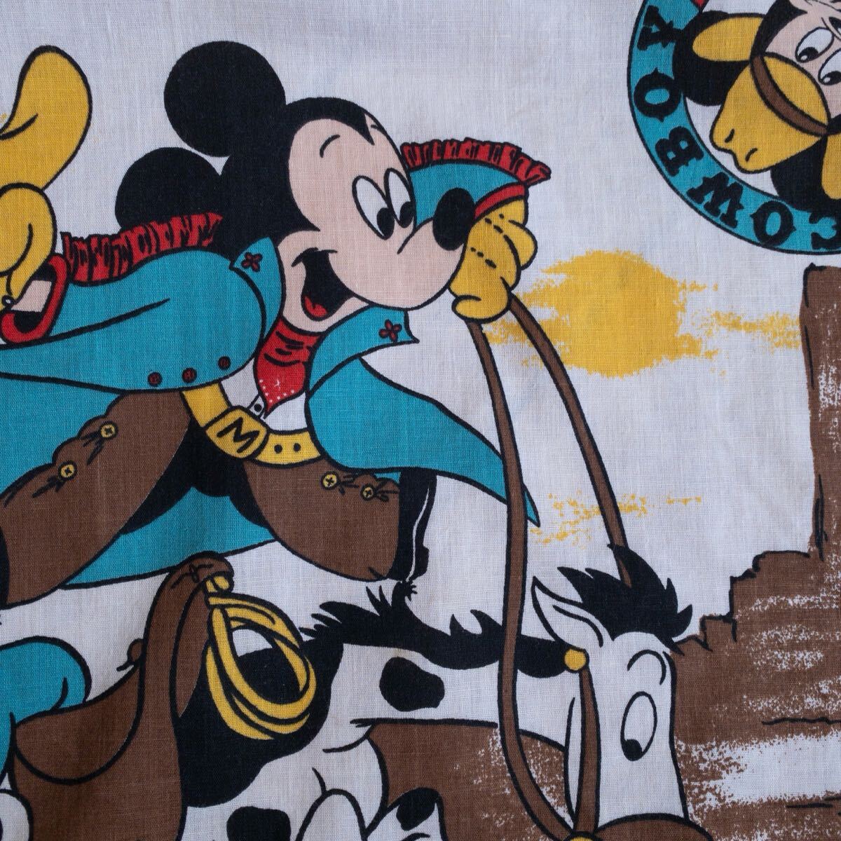  бесплатная доставка Vintage бандана Mickey Mouse носовой платок America запас Disney Disney American Casual Western смешанные товары Vintage A1539