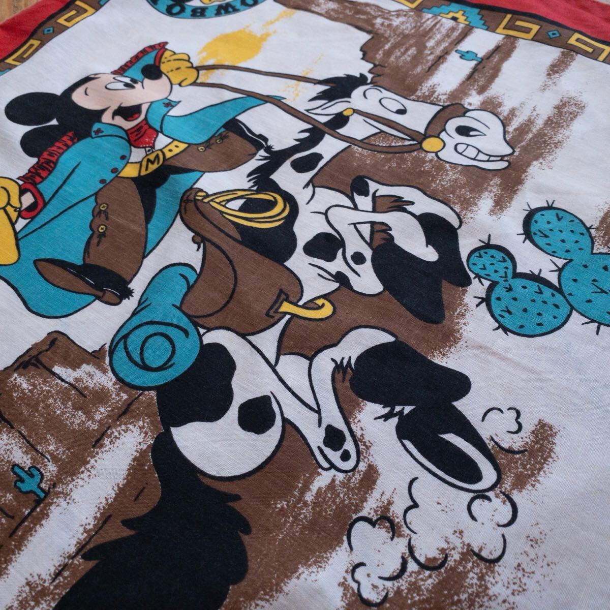  бесплатная доставка Vintage бандана Mickey Mouse носовой платок America запас Disney Disney American Casual Western смешанные товары Vintage A1539