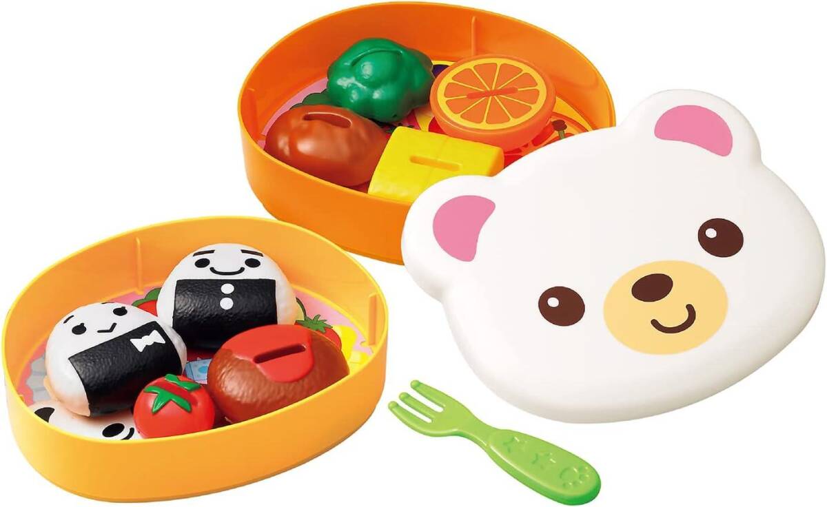 トイローヤル 楽しく作ろう! おべんとうセット ( おままごと / キッチンセット ) 自由に作れるランチボックス フォークでさせ