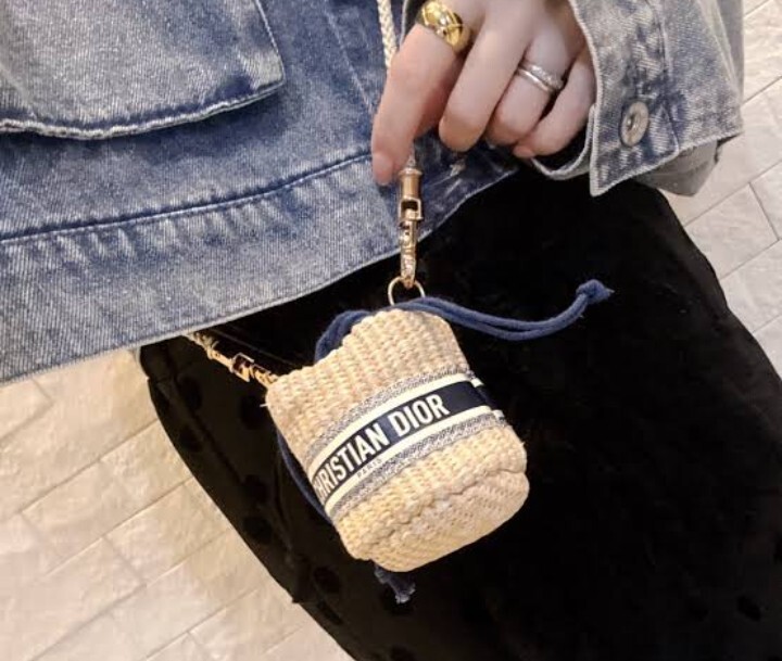 DIOR ノベルティミニバッグ ショルダーバッグ 非売品 Dior ノベルティ ミニポーチ かごバッグ かごポーチ ショルダー