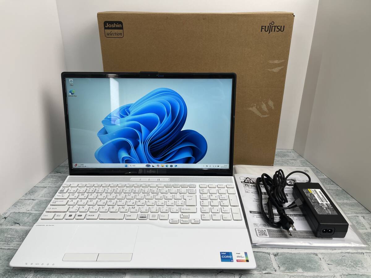 富士通 LIFEBOOK AH49/H2 Intel Core i5-1155G7 メモリ8GB+SSD512GB+DVD Office2021有 15.6型FHD Win11 送料無料 N7J1041_画像1
