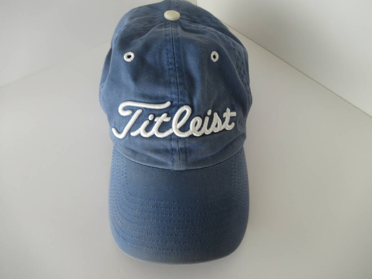 TITLEIST タイトリスト × MLB ドジャース キャップ ブルー ＆ アスレチックス キャップ グリーン フリーサイズ / 少し使用感有