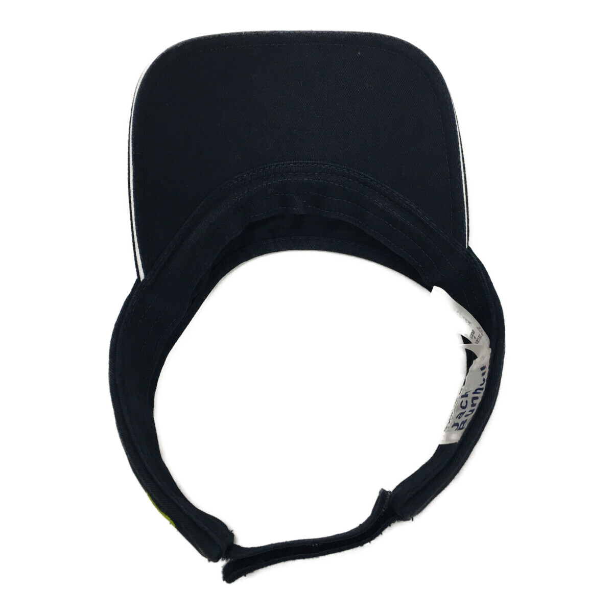 coco 中古【値下げ】ジャックバニーJackBunny!!サンバイザー フリー ネイビー ドラえもん 刺しゅうロゴ レターパックプラス発送可K017287_画像4