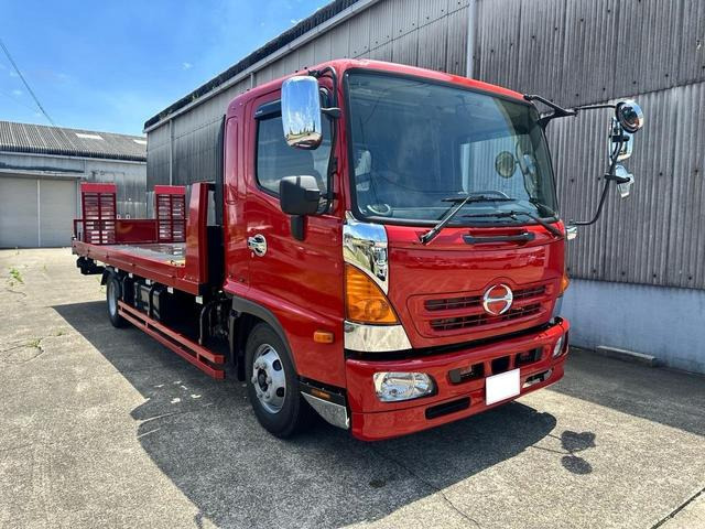 【諸費(fèi)用コミ】:岐阜県 おすすめ中古車 東海 平成24年 日野 レンジャー 車載車 キャリアカー 積載車 リモコン付き