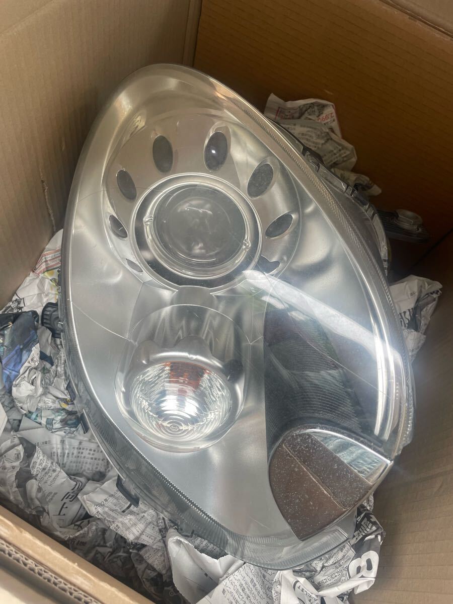 bmw MINI R60 クロスオーバー ヘッドランプ ヘッドライト 純正HID点灯、ハザード球付き 片側のみ　_画像1