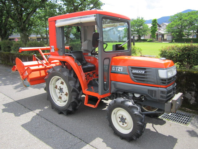 [ кабина * подготовлен ] Kubota 21 лошадиные силы трактор GT21 обратный PTO автоматика горизонтальный скоростей Turn 
