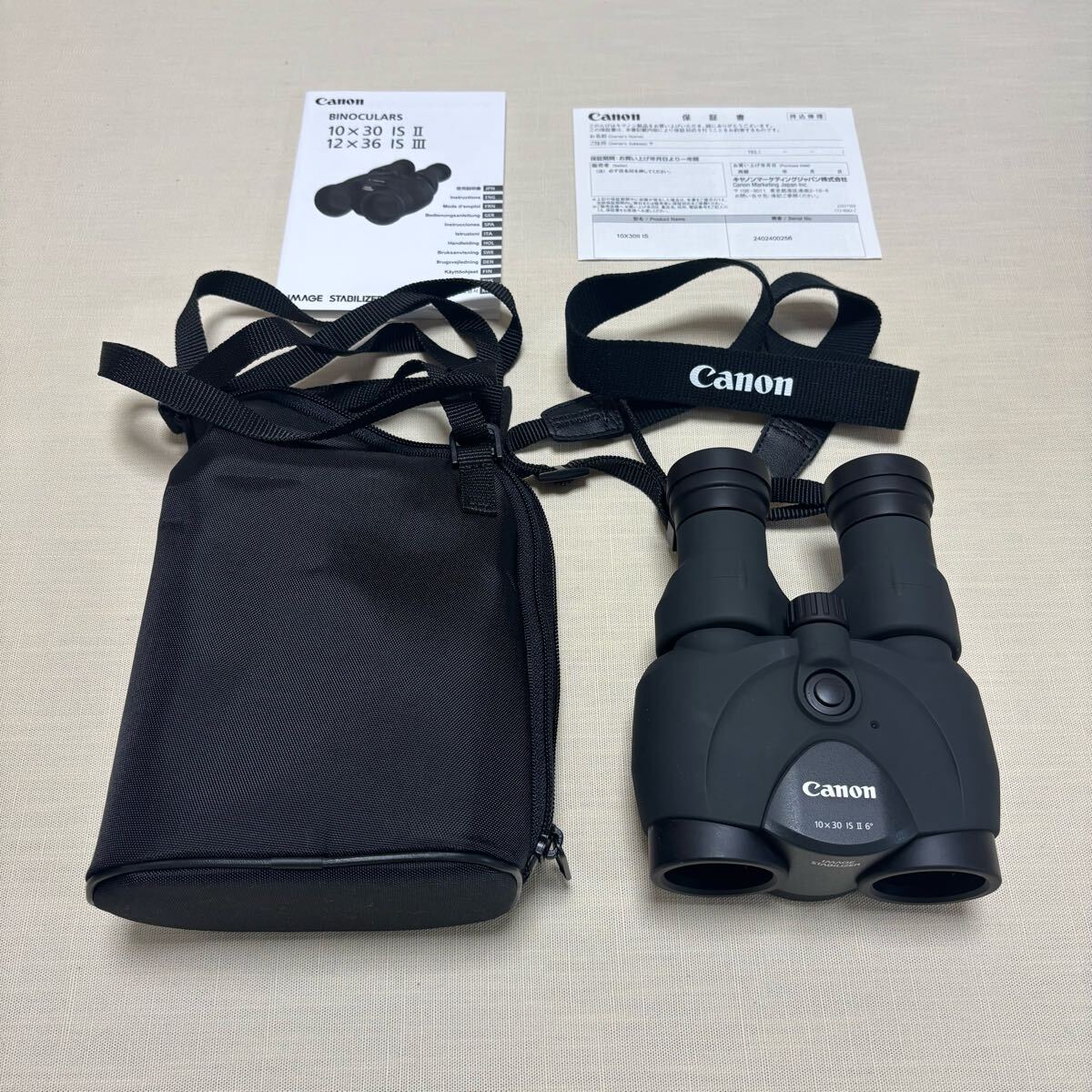CANON 防振雙眼鏡 BINOCULARS 10×30 IS II 10倍 キヤノン コンサート ISⅡ Canon キヤノン キャノン CANON