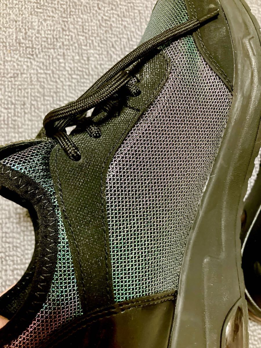 MUUM キラキラエアソールスニーカー Lサイズ（24.0〜24.5)玉虫色×黒【超美品・お値下げしました】_画像4