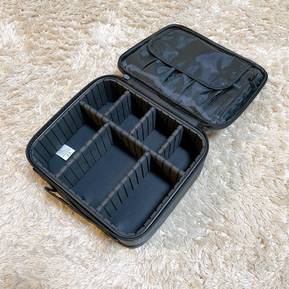 【開(kāi)封のみ】プロ用 メイクボックス Luxspire★コスメボックス メイクブラシバッグ 化粧ポーチ コスメポーチ メイクポーチ 仕切り 持ち運(yùn)び