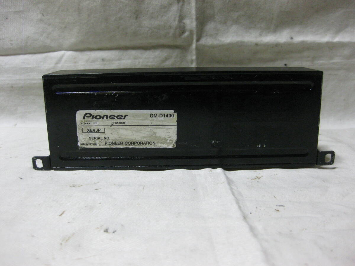 K-2836　Carrozzeria　カロッツェリア　GM-D1400　アンプ　未チェック品