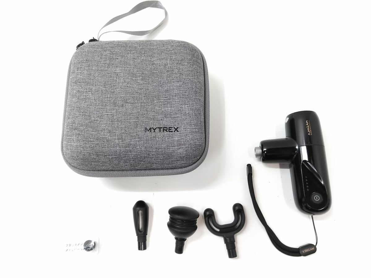 ◆ 動(dòng)作品 MYTREX マイトレックス REBIVE MINI XS リバイブミニ コンパクト マッサージ ケース付き ブラック 0605-303A @60◆