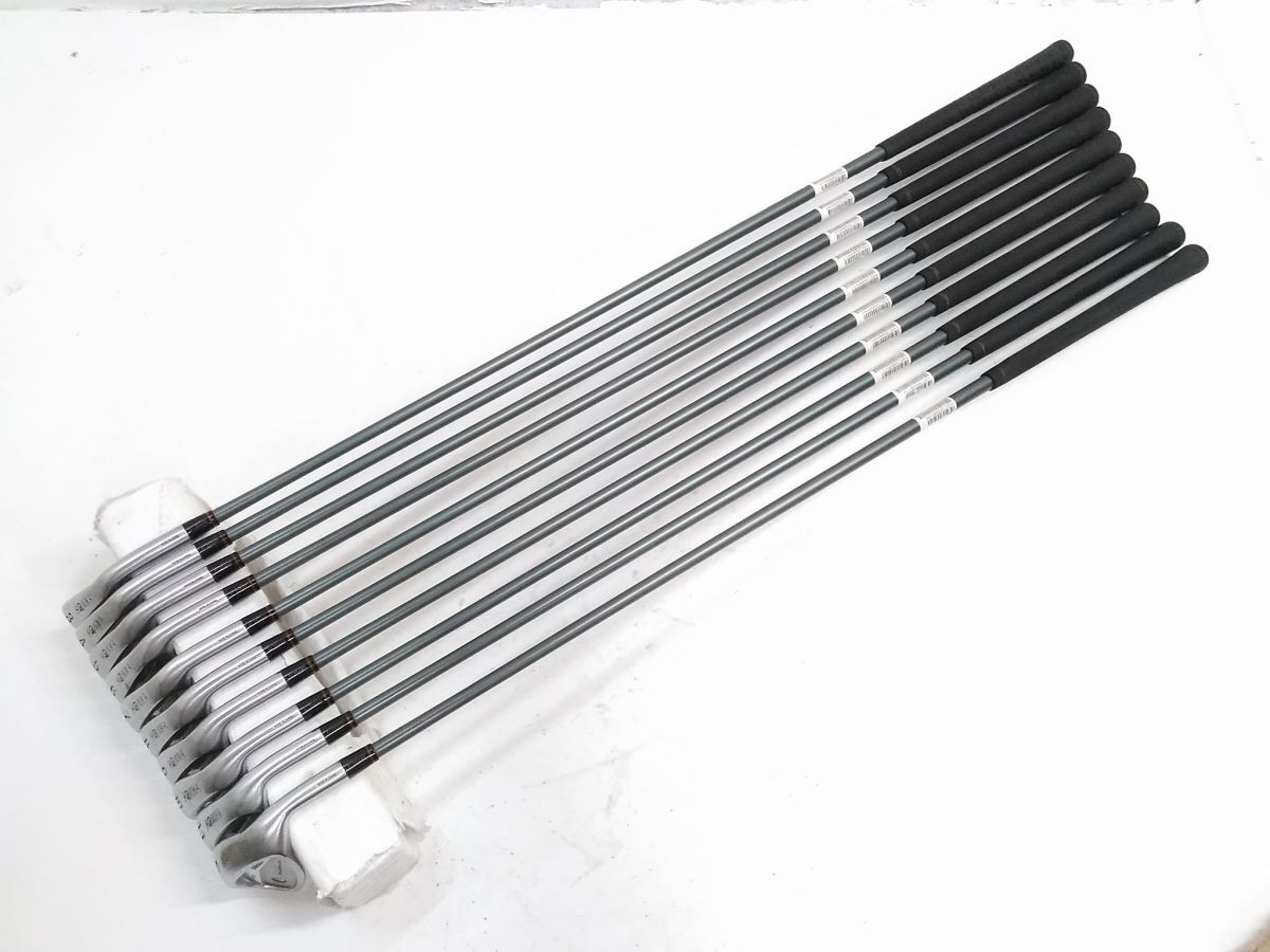 ?10本セット HONMA ホンマ LB-606 H＆F CAVITY 3I-11I /S アイアン カーボンシャフト FLEX-R-1 黒モグラ 星1 0616-46N @160 ?