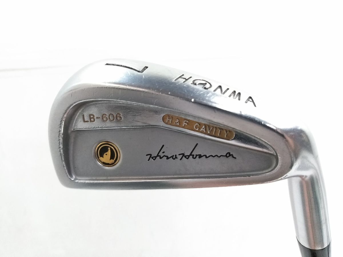 ?10本セット HONMA ホンマ LB-606 H＆F CAVITY 3I-11I /S アイアン カーボンシャフト FLEX-R-1 黒モグラ 星1 0616-46N @160 ?