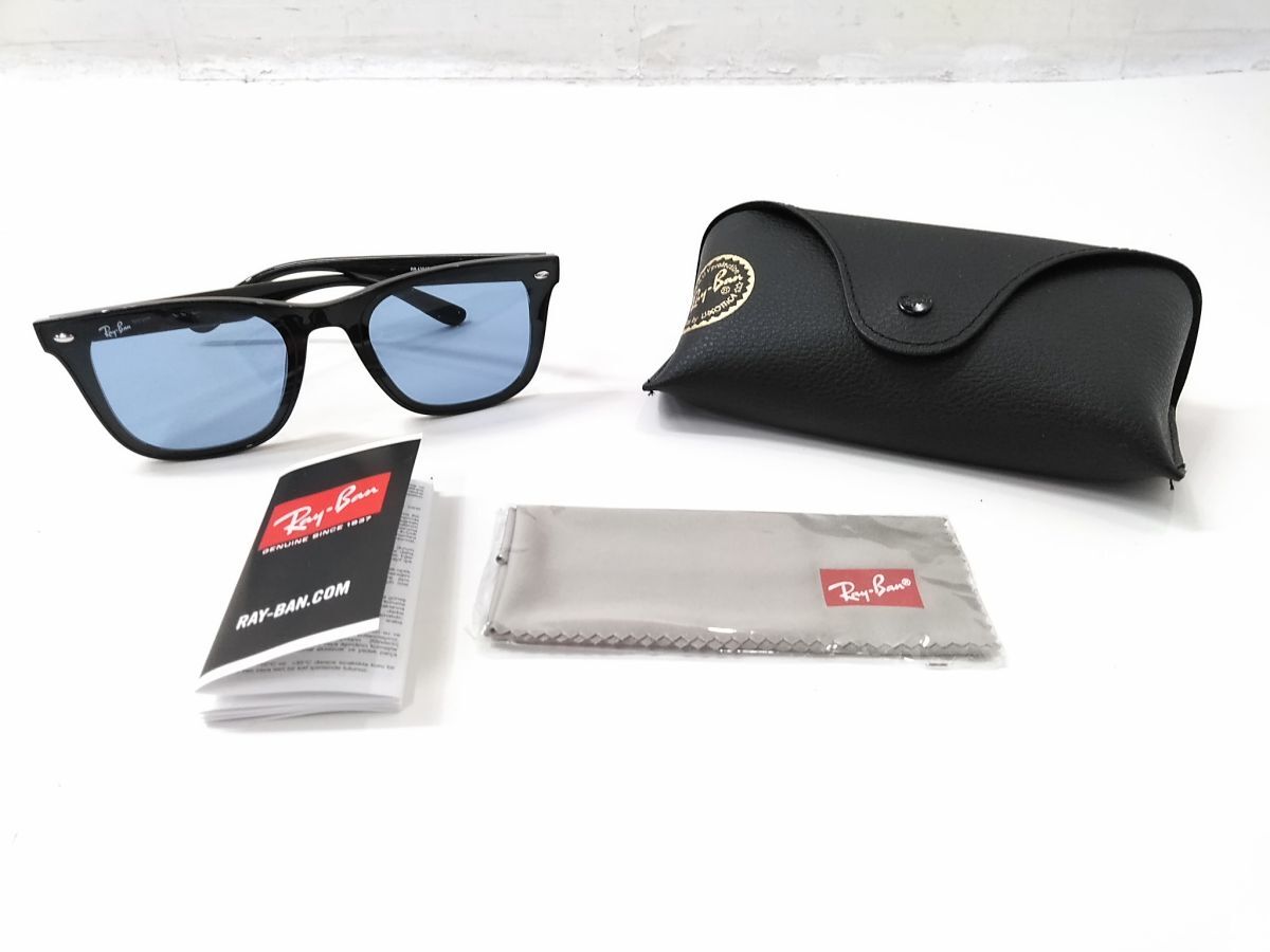 ◆ RayBan レイバン サングラス RB4391D クリアブルー ケース/付屬品付き フレームシェイプ スクエア 0616-310A @60◆