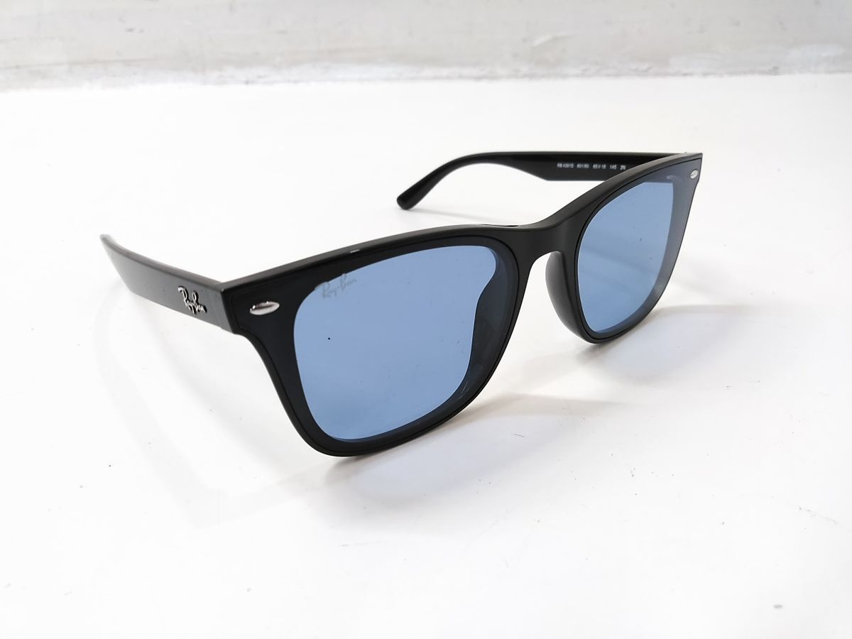◆ RayBan レイバン サングラス RB4391D クリアブルー ケース/付屬品付き フレームシェイプ スクエア 0616-310A @60◆
