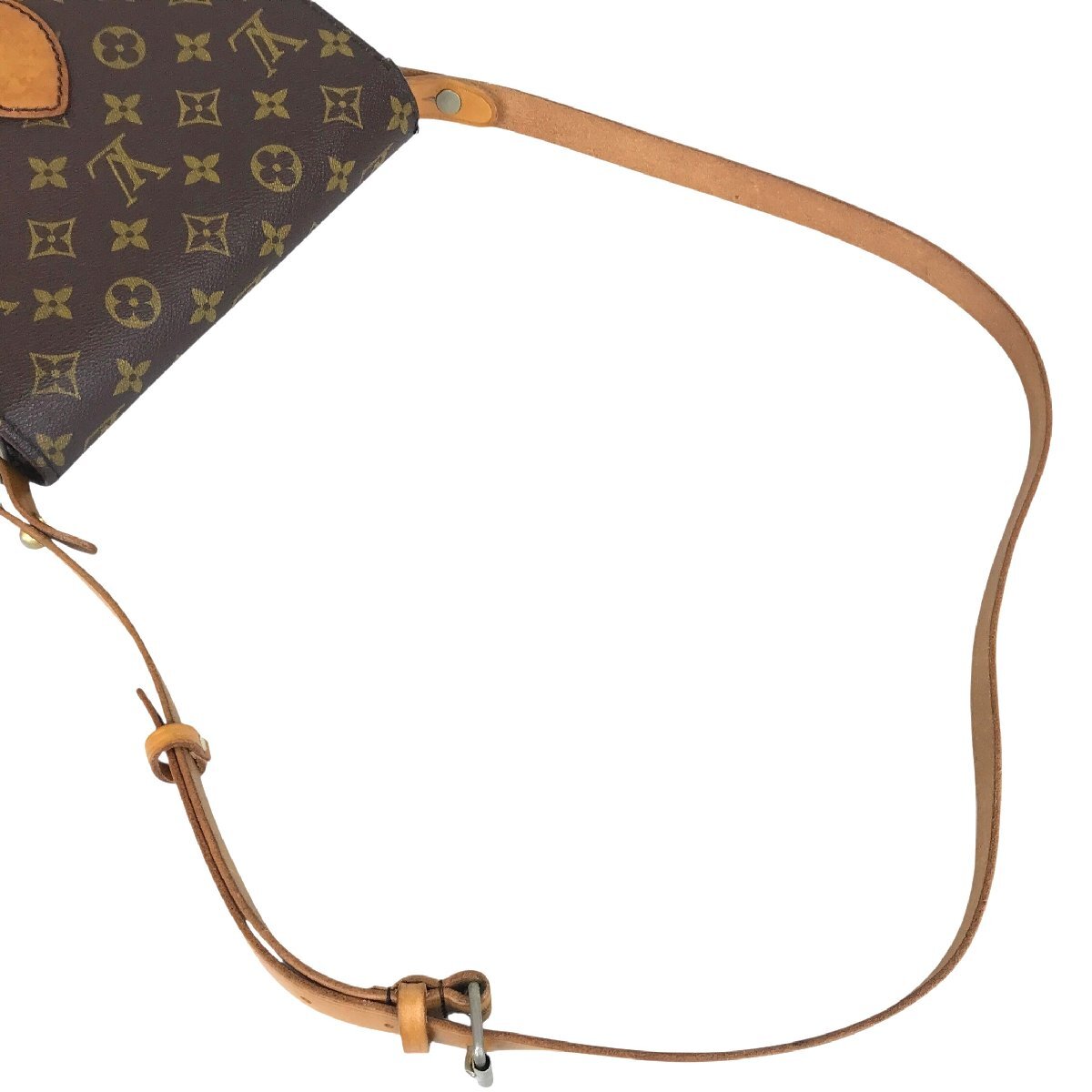 【1円～】 ルイヴィトン Louis Vuitton バッグ ショルダーバッグ モノグラム カルトシエールMM M51253 ブラウン レザー 中古