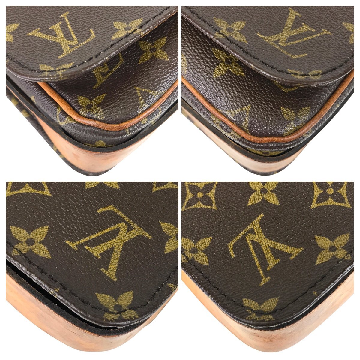 【1円～】 ルイヴィトン Louis Vuitton バッグ ショルダーバッグ モノグラム カルトシエールMM M51253 ブラウン レザー 中古