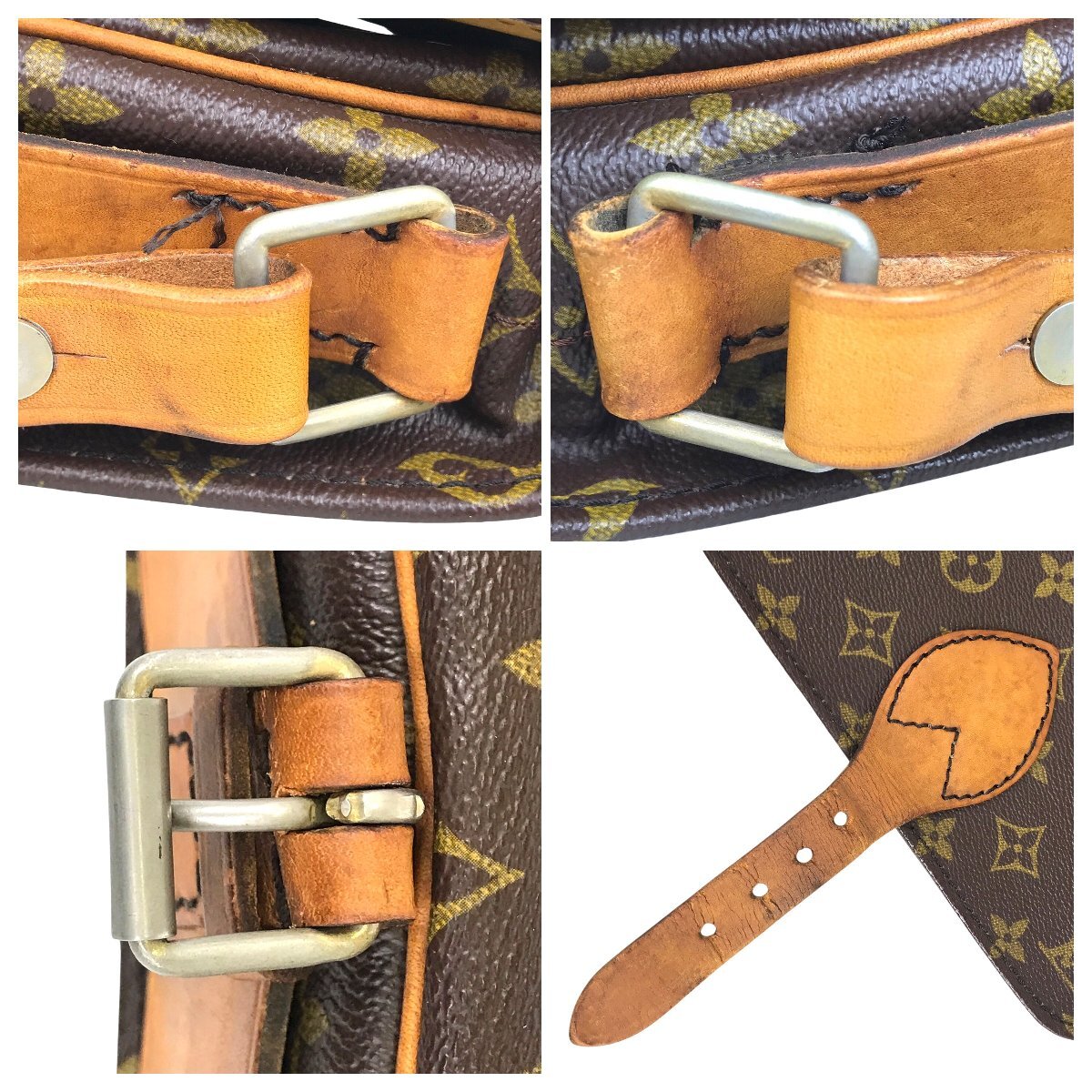 【1円～】 ルイヴィトン Louis Vuitton バッグ ショルダーバッグ モノグラム カルトシエールMM M51253 ブラウン レザー 中古