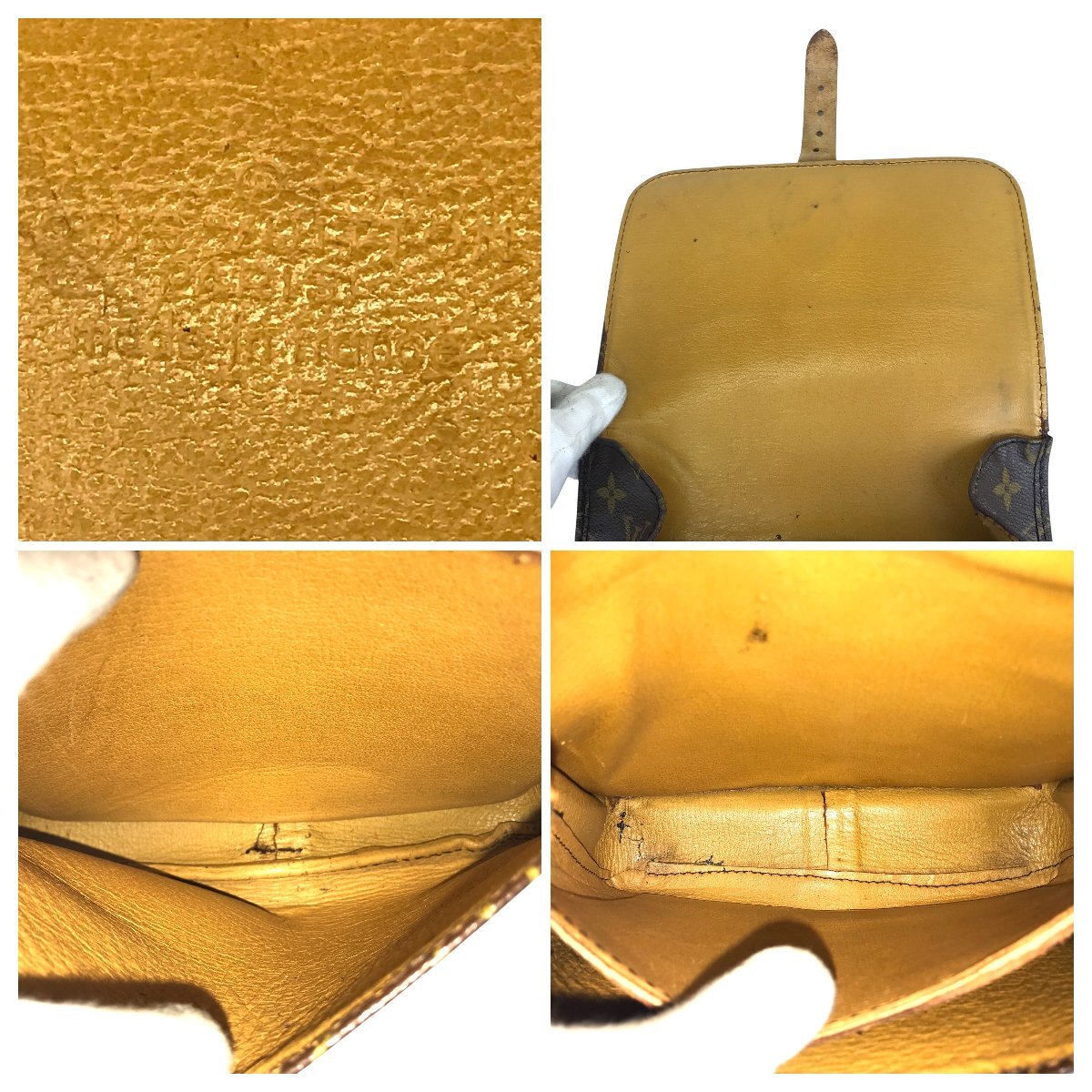 【1円～】 ルイヴィトン Louis Vuitton バッグ ショルダーバッグ モノグラム カルトシエールMM M51253 ブラウン レザー 中古