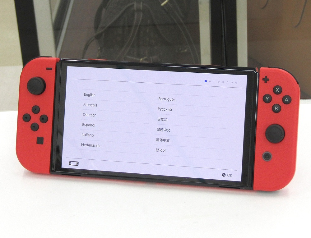  nintendo переключатель Nintendo Switch иметь машина EL модель Mario красный HEG-S-RAAAA корпус 