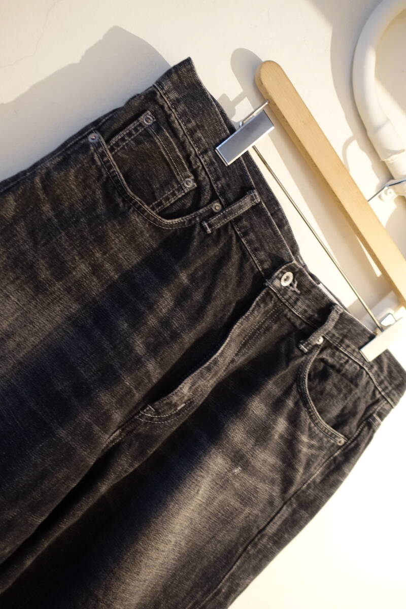 ネイバーフッド　25SS　デニム　パンツ　ブラック　251 DP-BASIC LARGE サイズL 251XBNH-PTM05 WASHED DENIM DP BASIC PANTS 定価34100円