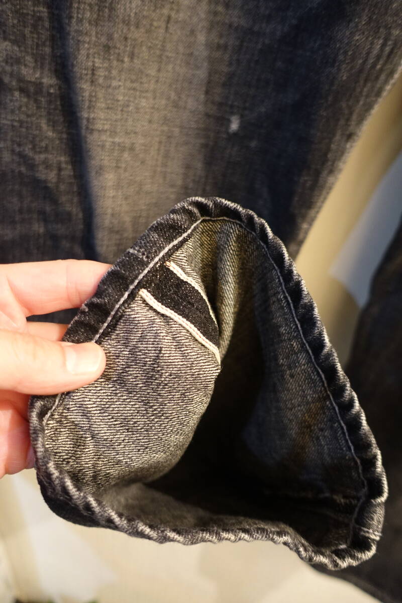 ネイバーフッド　25SS　デニム　パンツ　ブラック　251 DP-BASIC LARGE サイズL 251XBNH-PTM05 WASHED DENIM DP BASIC PANTS 定価34100円