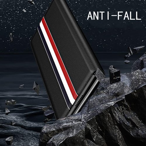 Galaxy Z Fold2 / W21ケース 手帳型 軽量 人気 耐衝撃 Beautycatcher - 白 1503