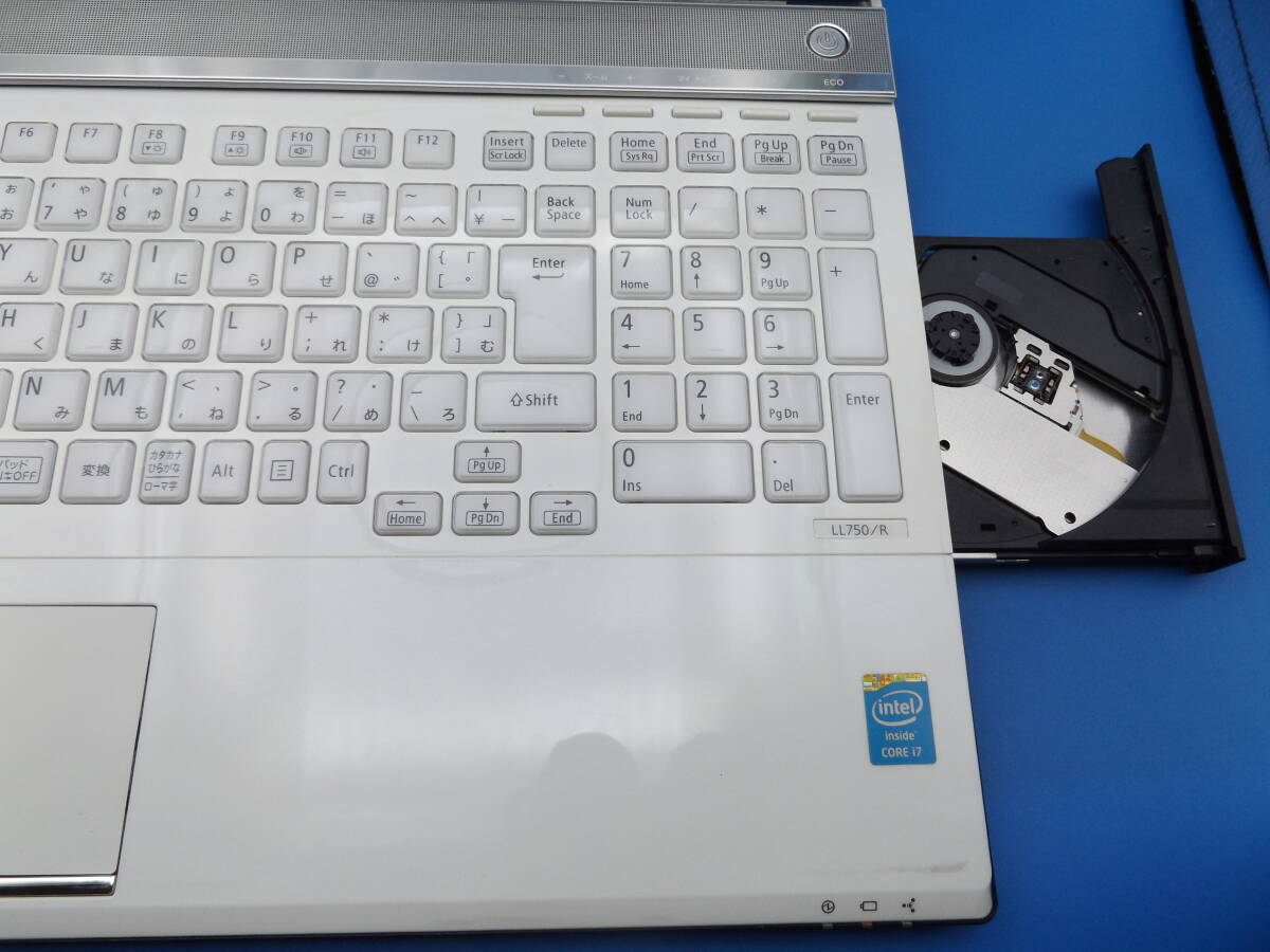 新品SSD512GB★Win11 Ver.24H2★第4世代Core i7★NEC LaVie LL750/R★タッチパネル対応★メモリ8GB★Office2021★ヤマハサウンド★BD-RE