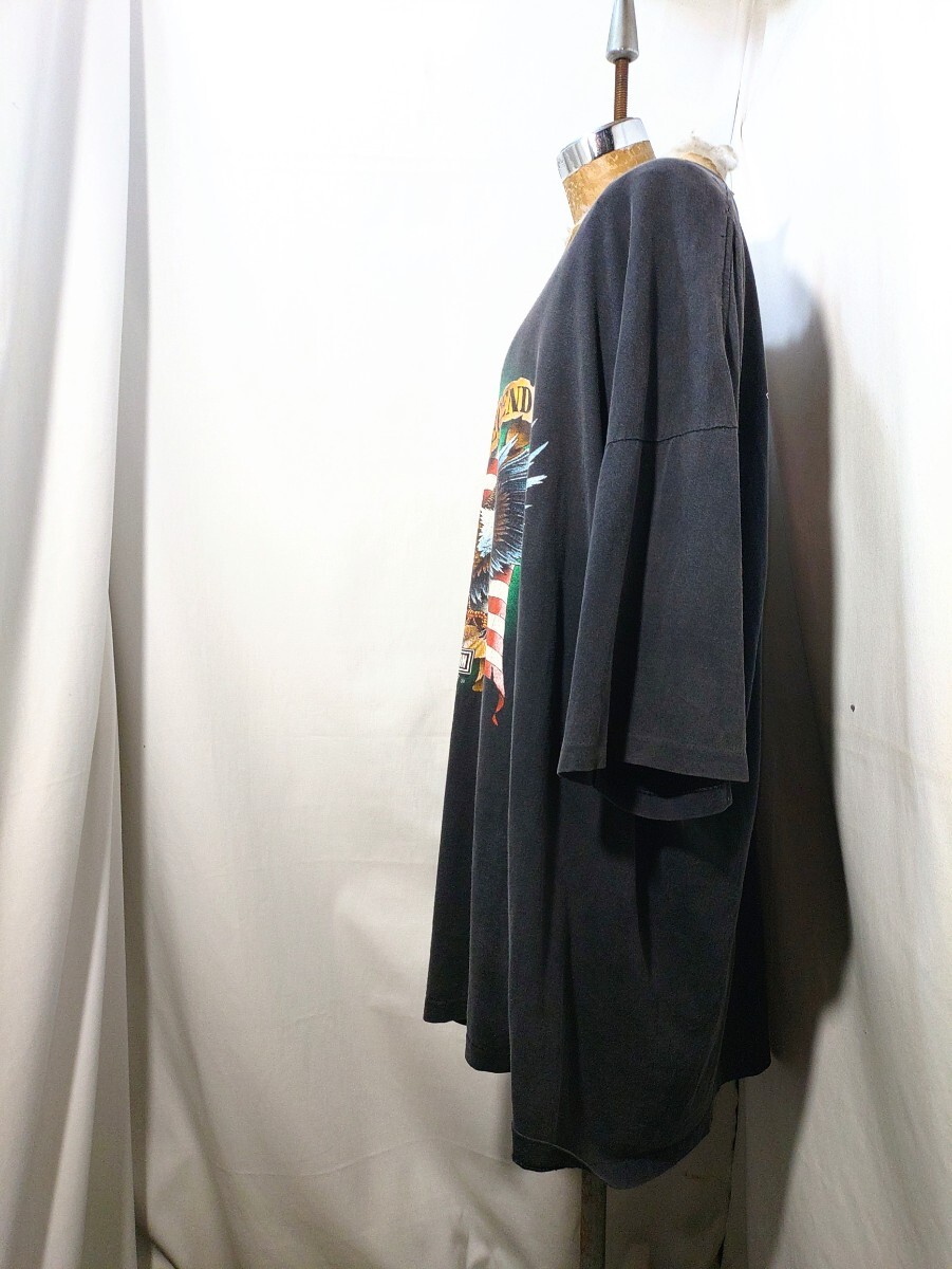 Vintage Harley davidson holoubek t-shirt 90s ハーレー ダビッドソン ホウロウベック USA製 イーグル バー&シールド Tシャツ ビンテージ_画像3