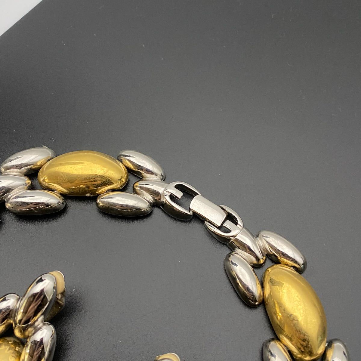 【希少?極美品】GIVENCHY ジバンシー ネックレス チョーカー イヤリング ネックレス チョーカー 大ぶり ゴールド コスチュームジュエリー
