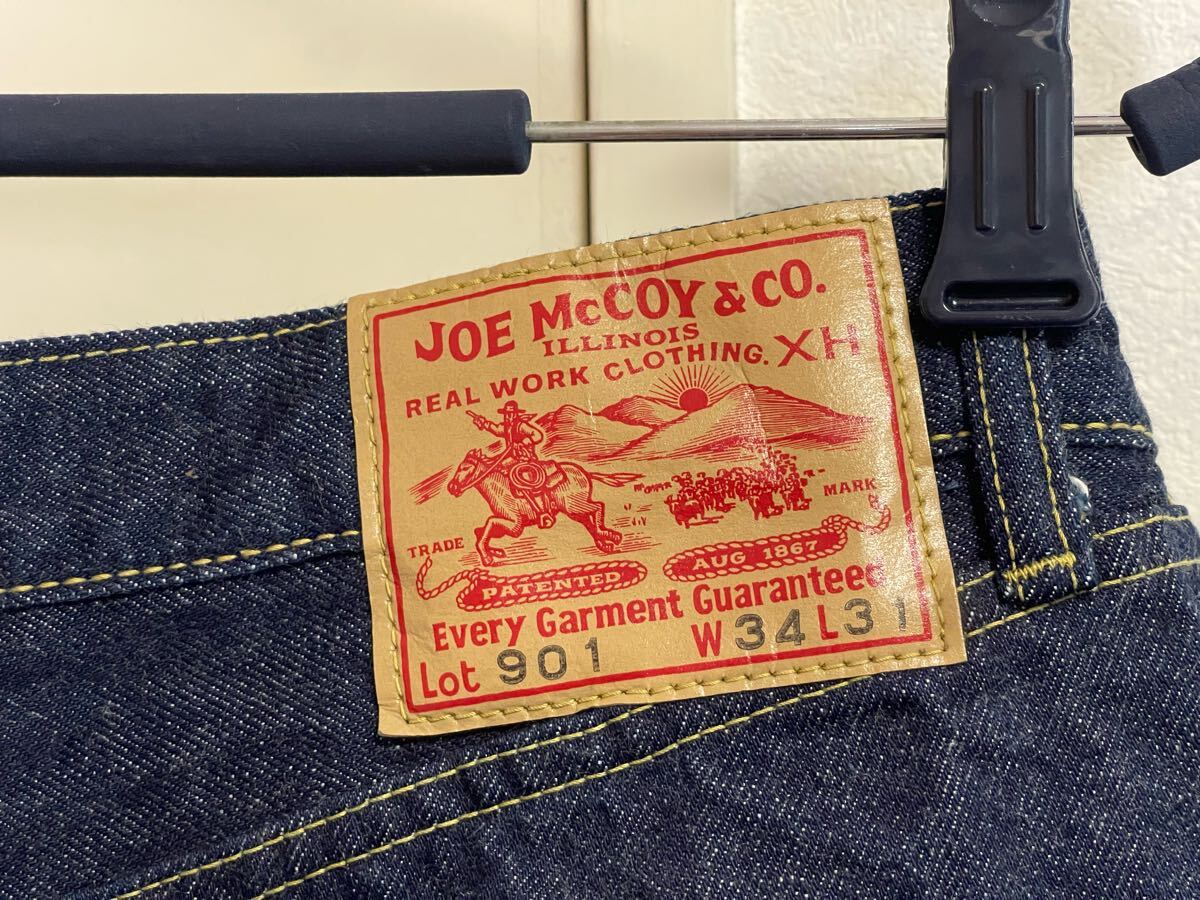 JOE MCCOY 901 ジョーマッコイ　リアルマッコイズ　 デニムパンツ ジーンズ W34 濃紺