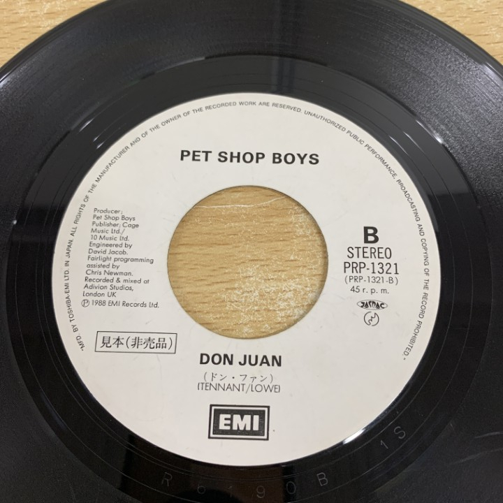 選ぶなら ○01)【同梱不可】【見本盤】Pet Shop Boys/Domino Dancing 洋楽
