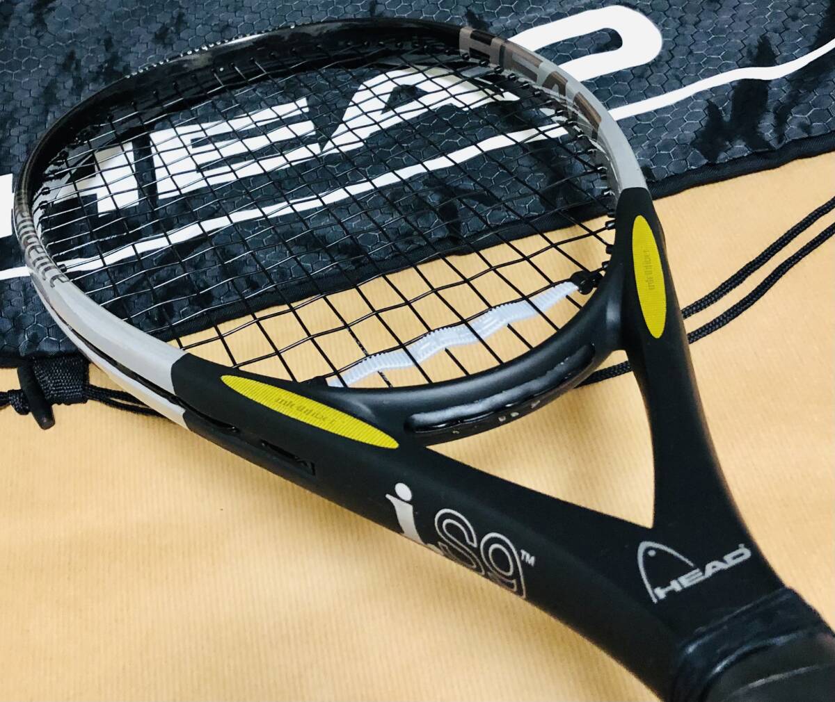 極美品 HEAD intelligence i.S9 OS ヘッド インテリジェンス アイ.エス9 オーバーサイズ シニア/ダブルス 未使用元グリップ交換済み_画像1