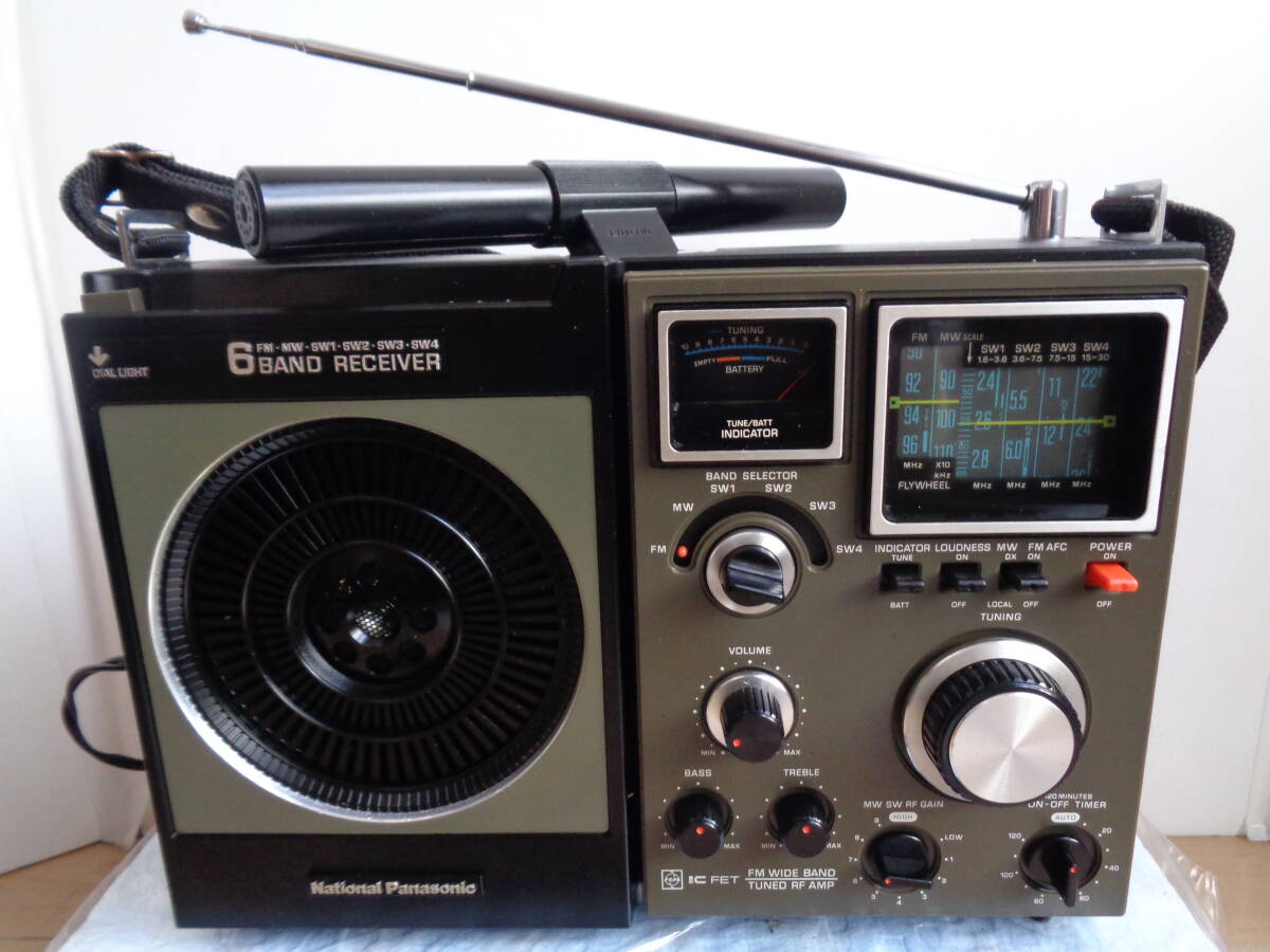 National National RF-1180 пума 118 SW1~SW4/MW/FM 6 частота радио прекрасный товар работа обслуживание товар 
