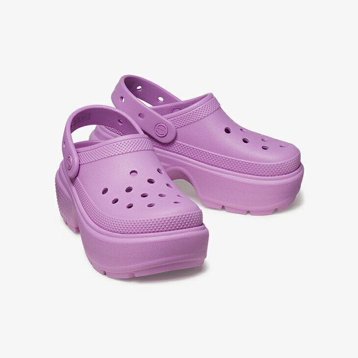 24cm クロックス ストンプ クロッグ バブル パープル系 Stomp Clog Bubble M6W8 新品